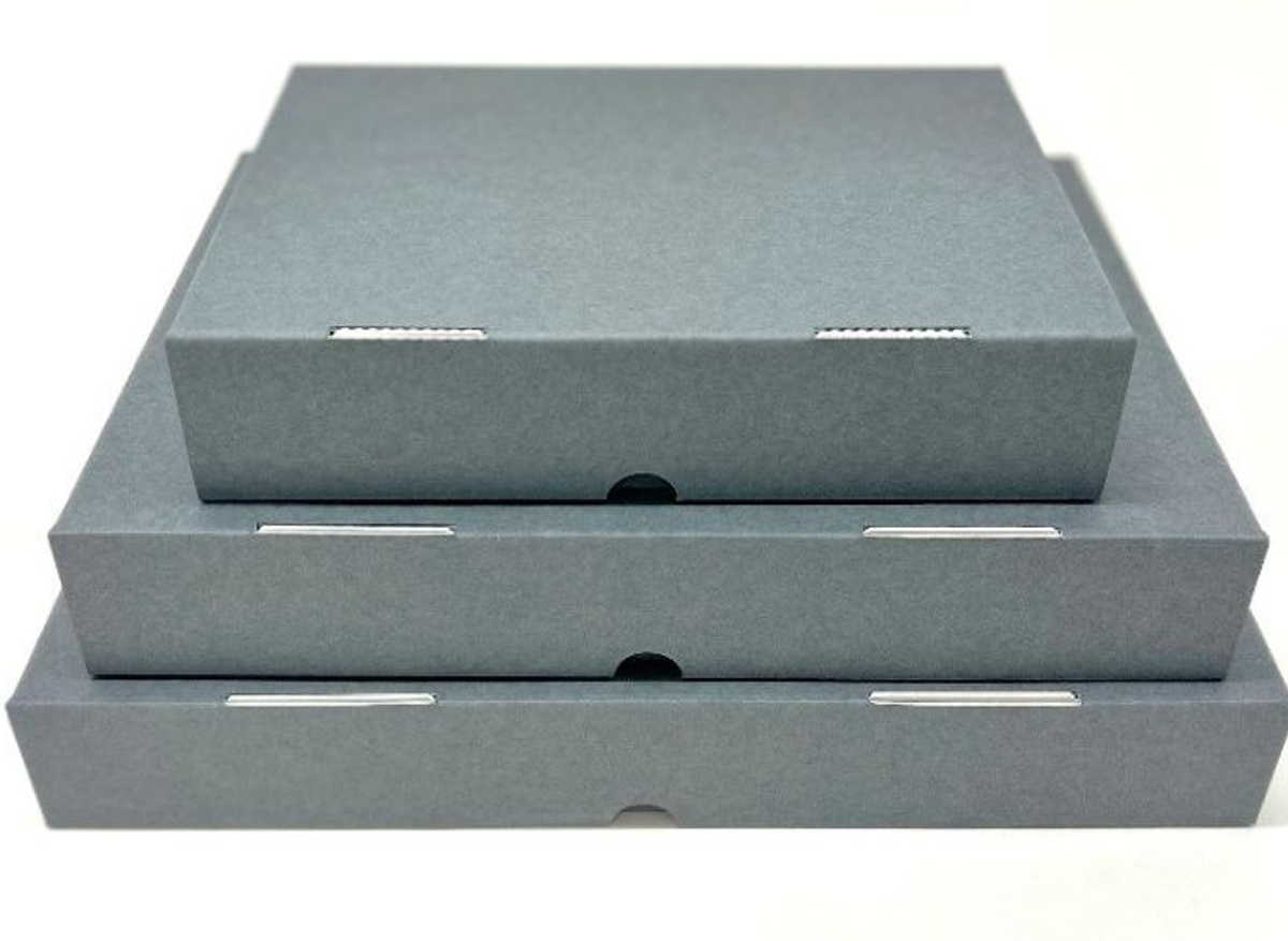 Clamshell Boxes - Fluted Board - Flat Packed