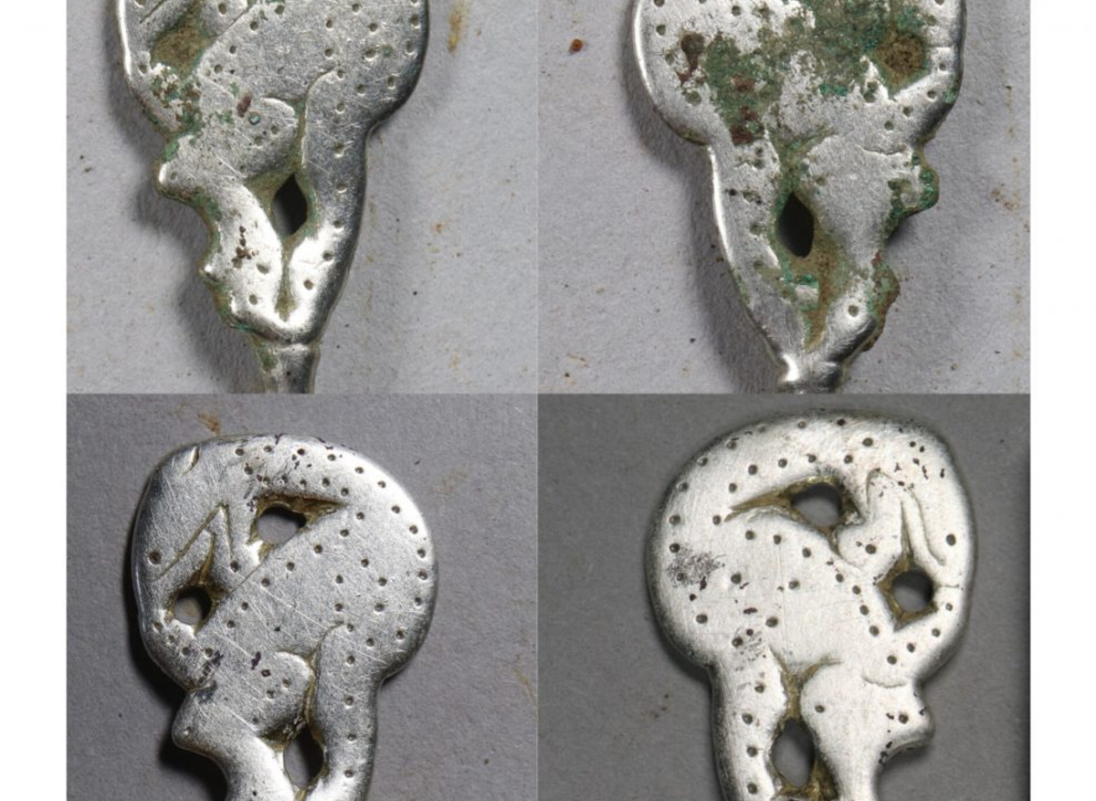 Early medieval silver pin conservation- Cookham excavations 